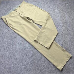Free Fly Apparel Latitude Pants Men 40 x 32 Beige Performance Stretch Golf DWR